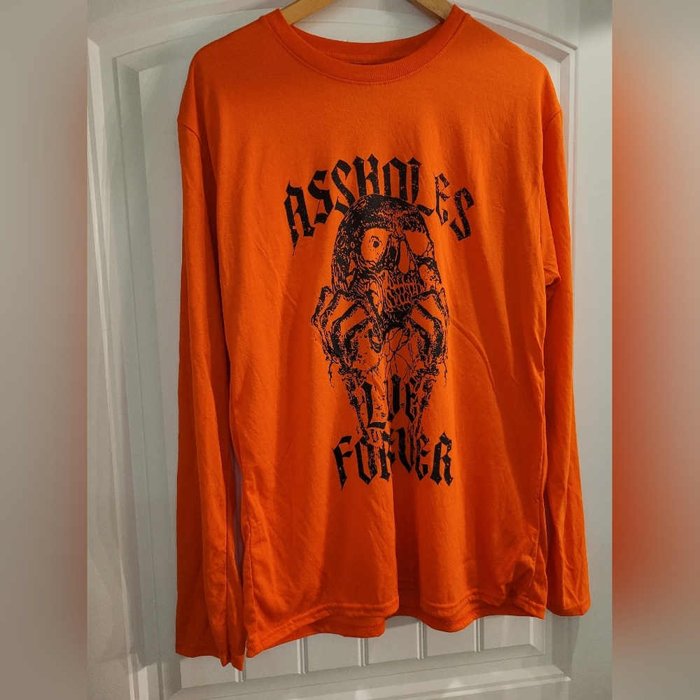 NWOT AssholesLiveForever L/S Tee Large